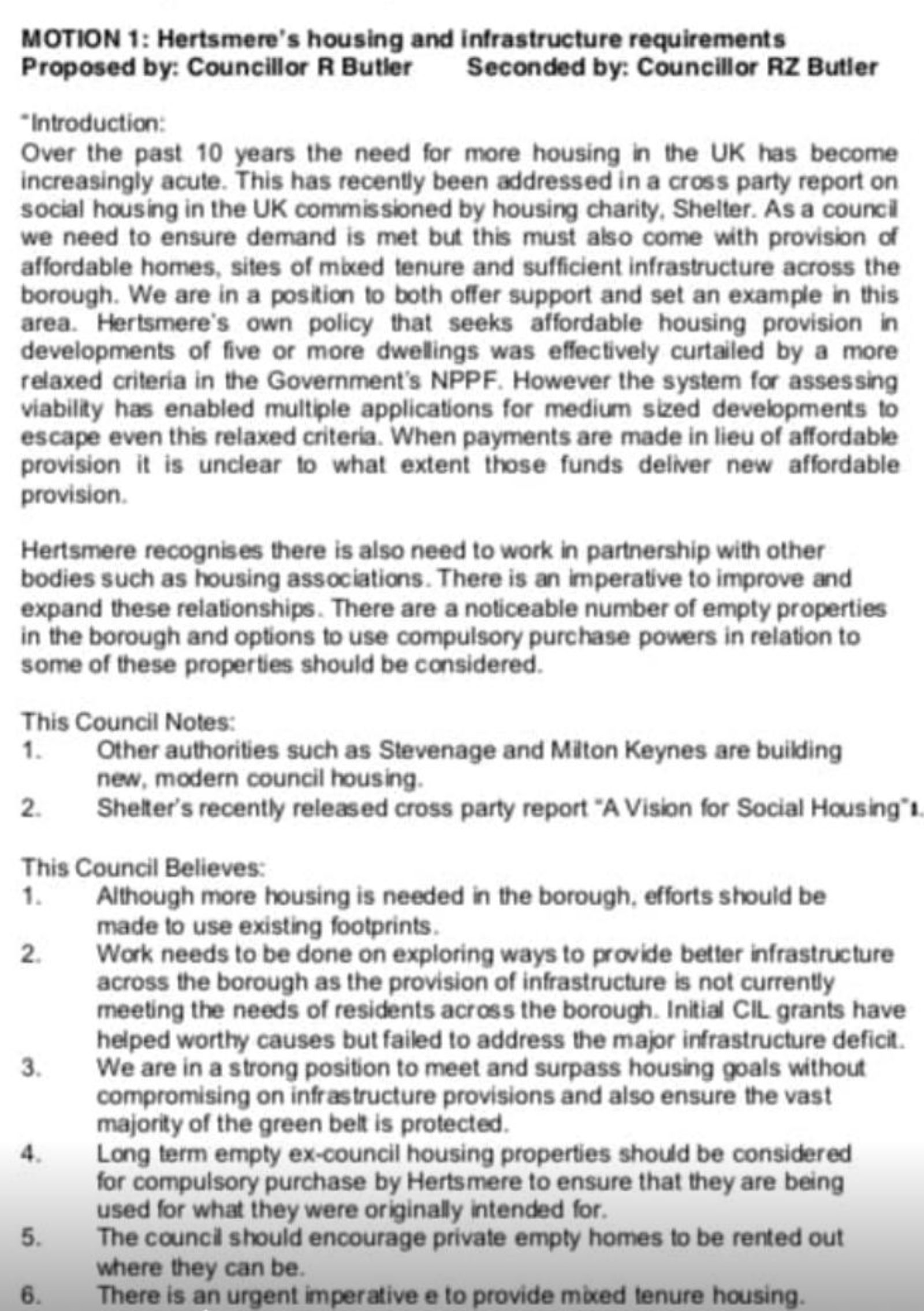 Housing Motion Part 1